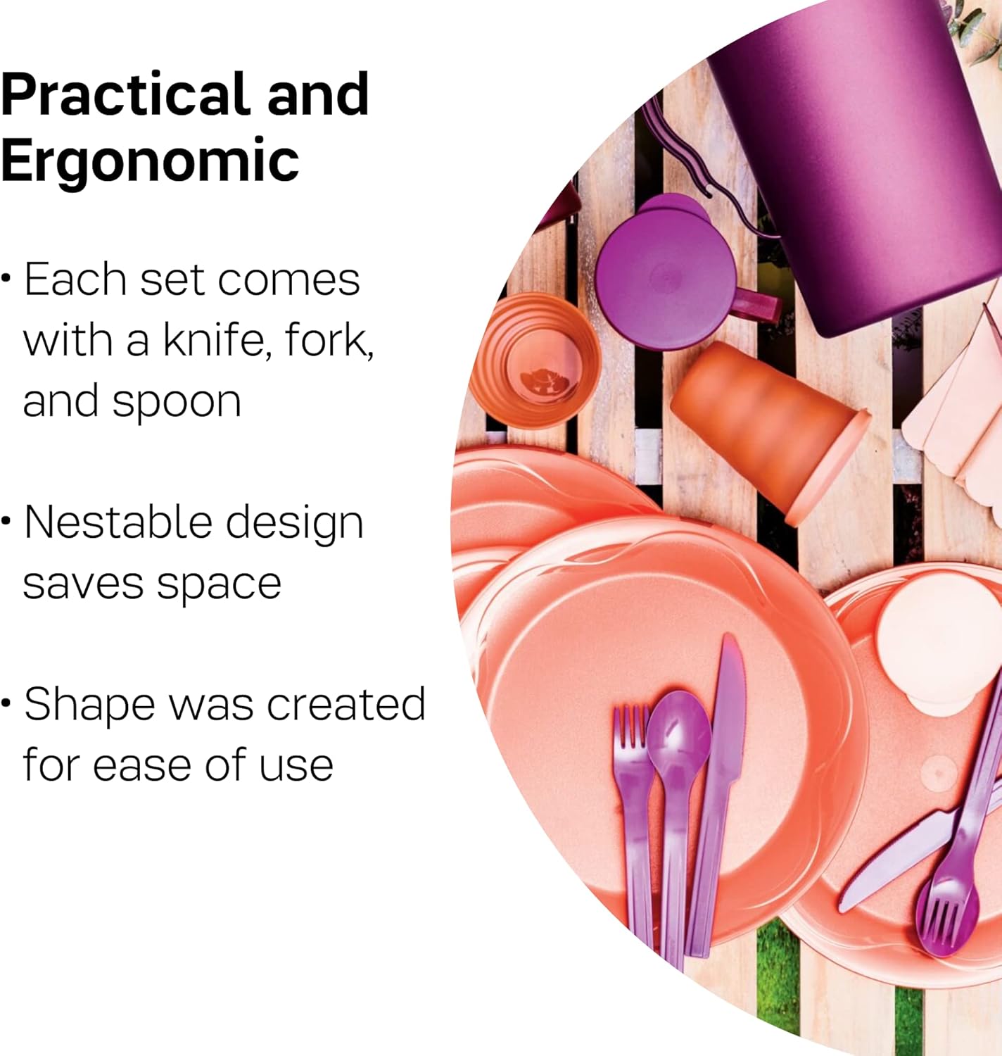 Snap Together Cutlery 4 Pc. Set