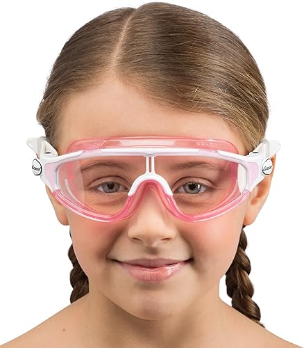 Miniatura 8 de Cressi Máscara de natación de visión ancha para niños de 7 a 15 años, caras estrechas para adultos, King Baloo fabricado en Italia