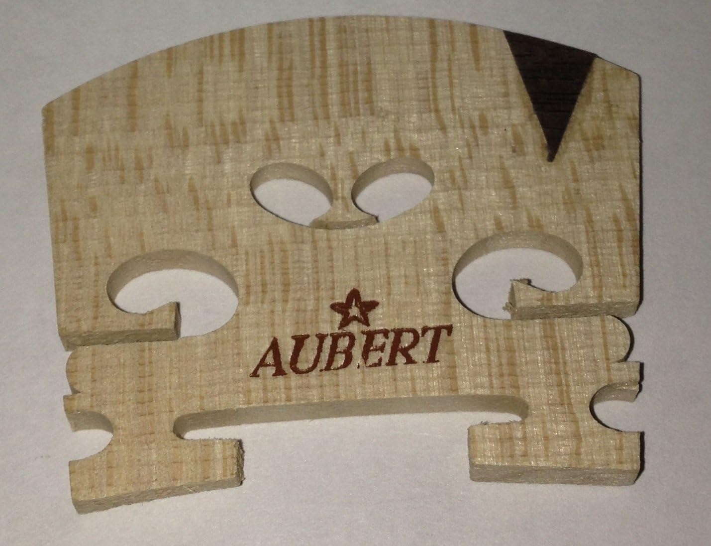Aubert Maple Violin Bridge w/Ebony E Insert Full Size (4/4)