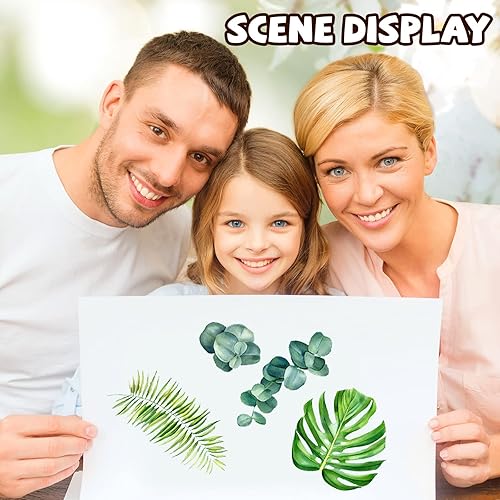 Miniatura 6 de Juego de 20 plantillas reutilizables para estarcir, plantillas de primavera e invierno, de Navidad, para pintar sobre pared de madera, decoración