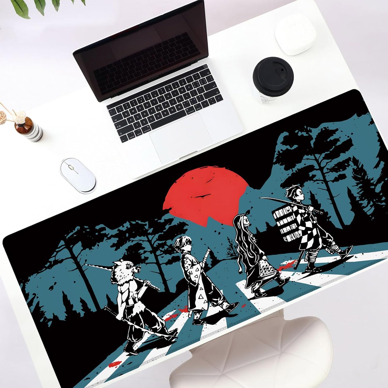 Anime Gaming Mouse Pad Extended Large Gaming Mousepad Desk Mat 35.5 x 15.7inches x 3mm