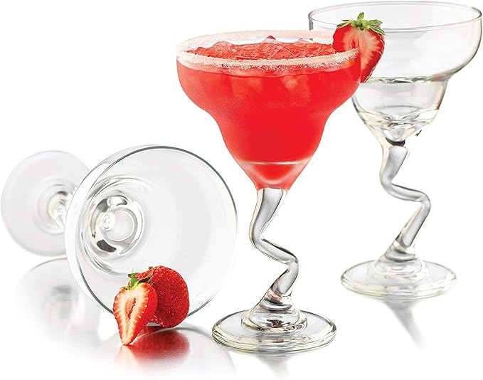 ZStem Margarita Glasses 12oz / 340ml Set of 4 Libbey Glassware