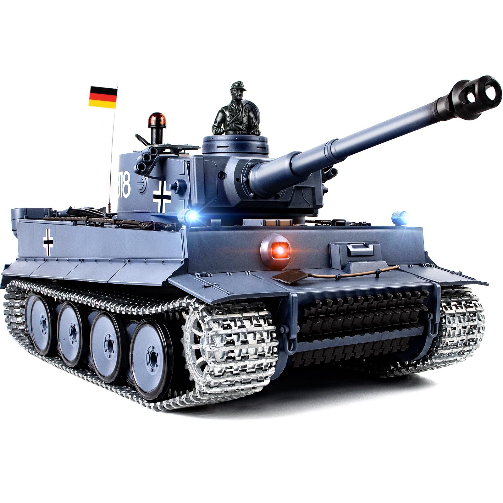 SS ヘンロン社製 RCバトルタンク 1/16 Amazon.com: Supdex 1/16 RC Tank, Heng Long Metal Tiger I Army Toy