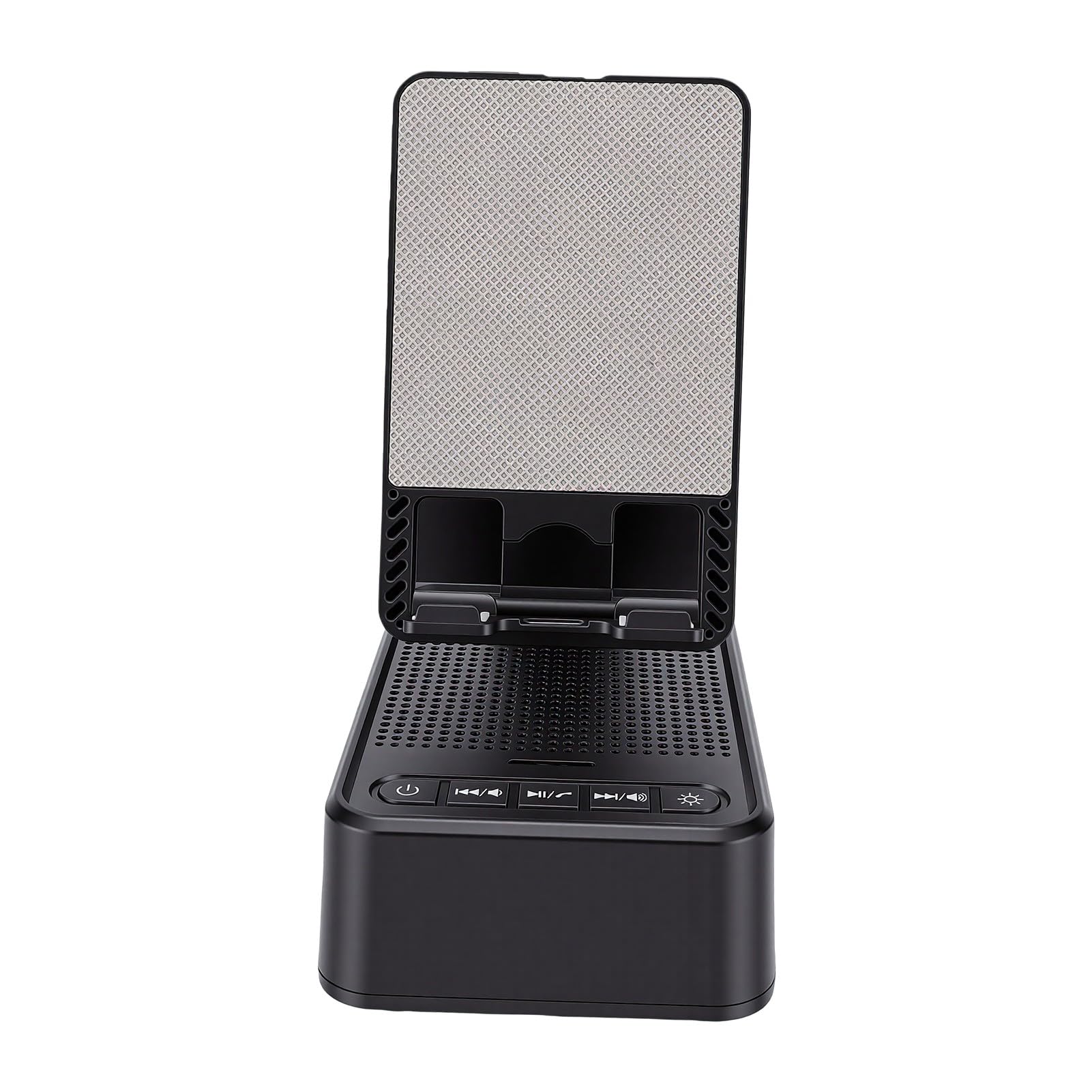 Supporto Telefono Regolabile con Altoparlante Bluetooth, Luci LED