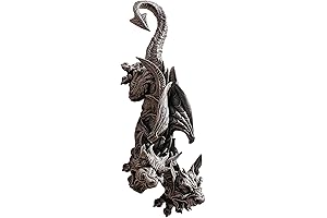 Design Toscano Double Trouble Hanging Gargoyle Sculpture: A Gothic Charm