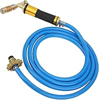 Vista 4 de Antorcha con manguera, antorcha de plomería de gas útil Antorcha de soldadura ajustable con manguera para soldadura para eliminación de impurezas