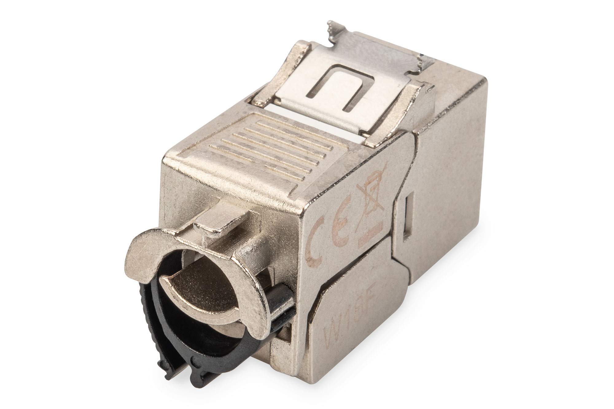 Digitus Módulo Keystone Cat-6A Apantallado - 24 Unidades - RJ45 - Diseñable - 500 MHz 10GBase-T - Clip metálico - Sin Herramientas