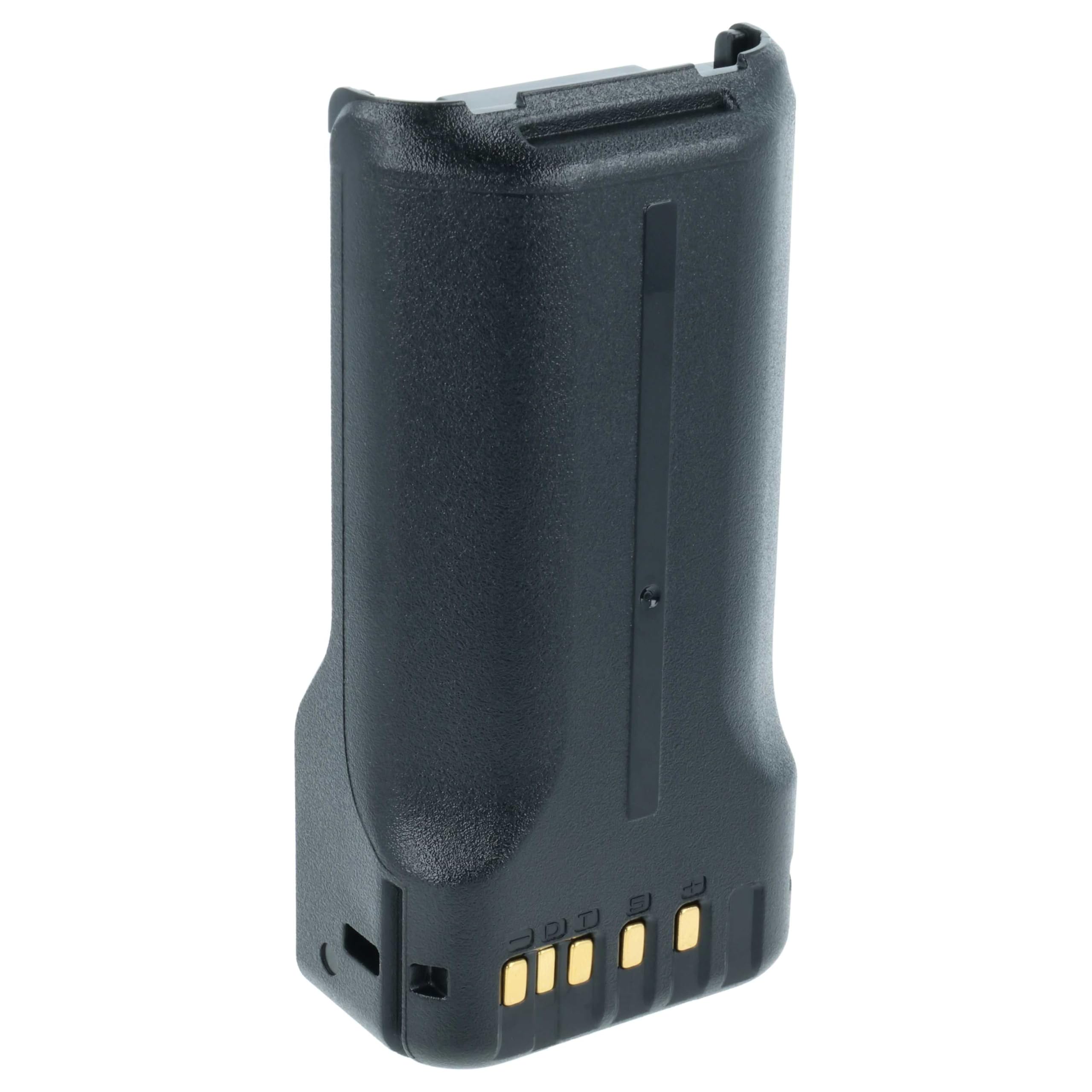 2 x akumulator zamienny do Kenwood KNB-N4, KNB-LS6, KNB-N4M do krótkofalówki, Walkie Talkie (3400 mAh, 7,4 V, litowo-jonowy)