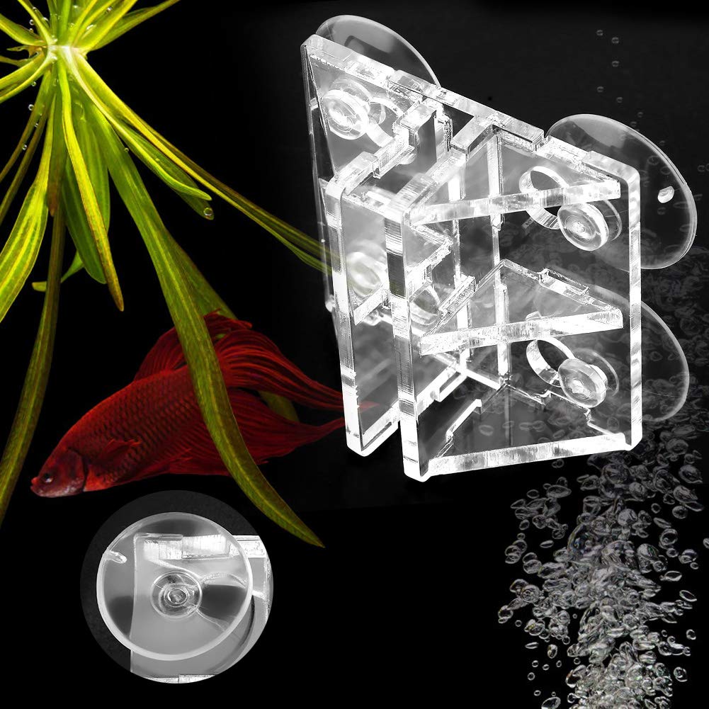 Aquarium-Trennwand-Halterung – 10 Stück, Kunststoff, Für Glasstärke Bis 0,6 Cm, Einfach Montierbar