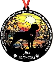 Vista 113 de Adorno personalizado para atrapasoles Bichon Frise, Bichon Frise Sun Catcher Adorno de Navidad – Regalo para perro amante, Bichon Frise 3D 2 capas