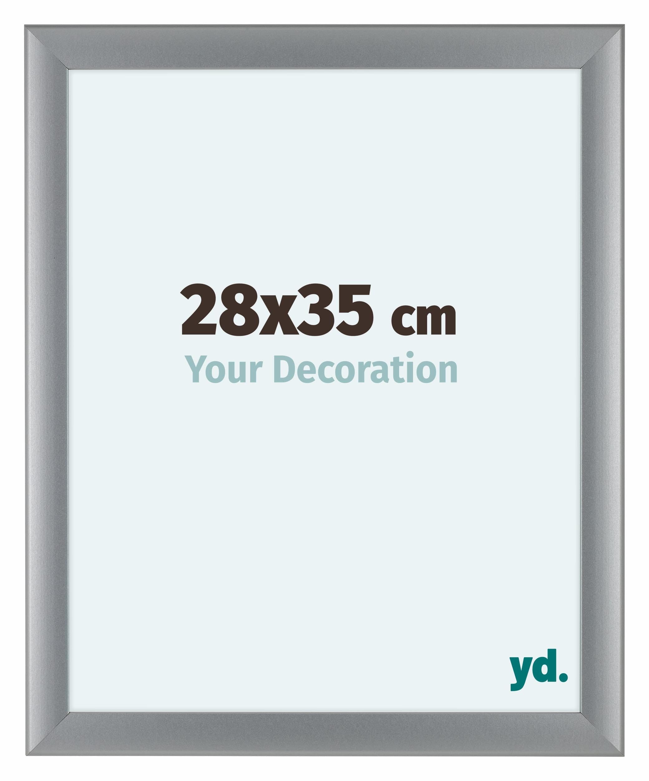 Your Decoration - Picture Frame 28x35 cm - Silver Matte - Decorative Wall Frame in MDF with Antireflection - Frame 28x35 - Como — image 1