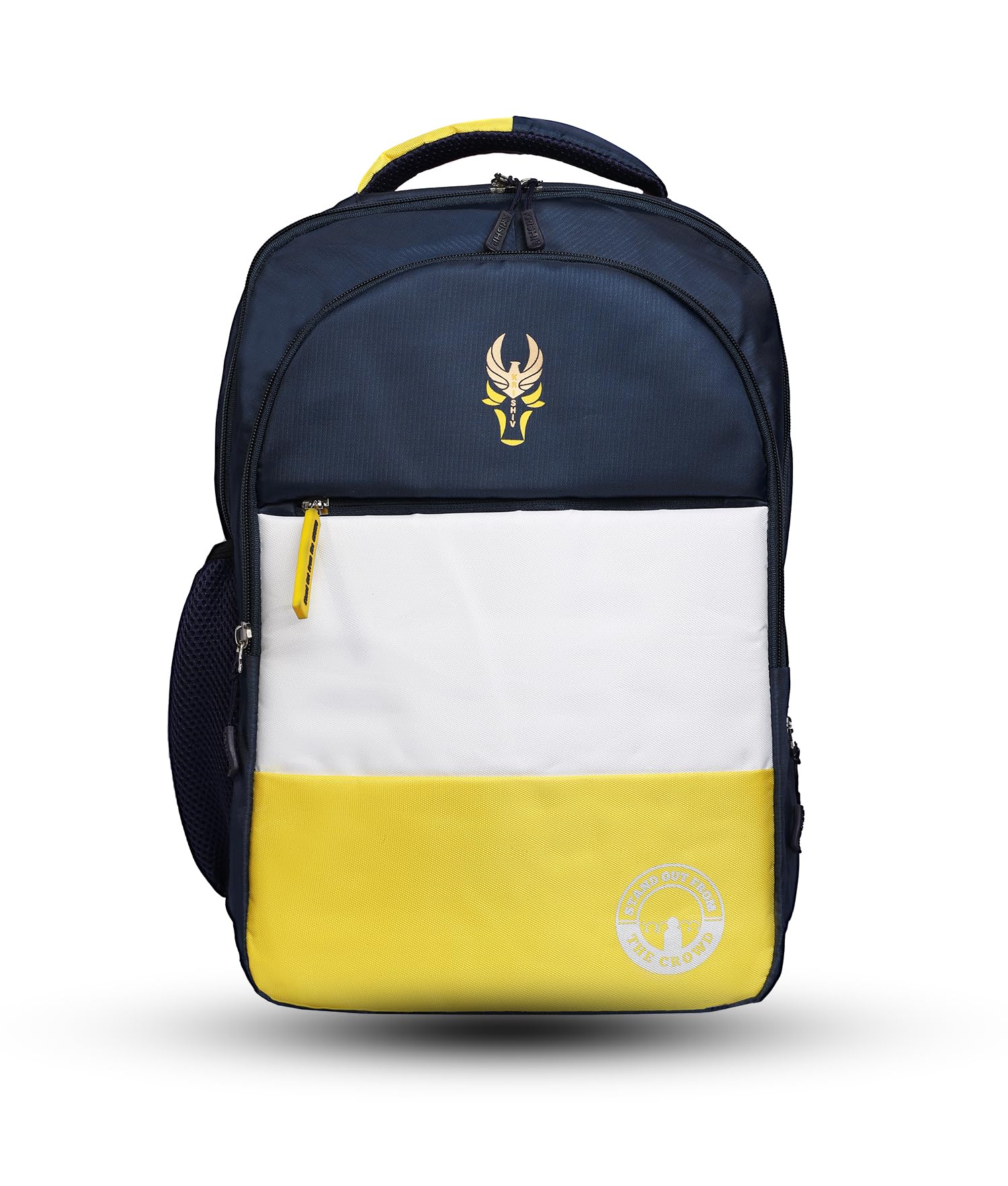 Polyester 25 Litre Casual Daypack School Backpacks Student Teens Office Laptop Bags Water Resistant (Yellow) (B0D4MBKFRP) Amazon Price History, Amazon Price Tracker
