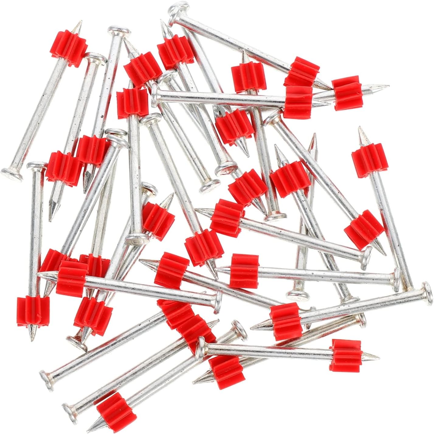 SOLUSTRE 100pcs Steel Concrete Wall Nails for Hanging Pictures Cement Fixing Nails for Home Use Compact for and Daily Maintenance