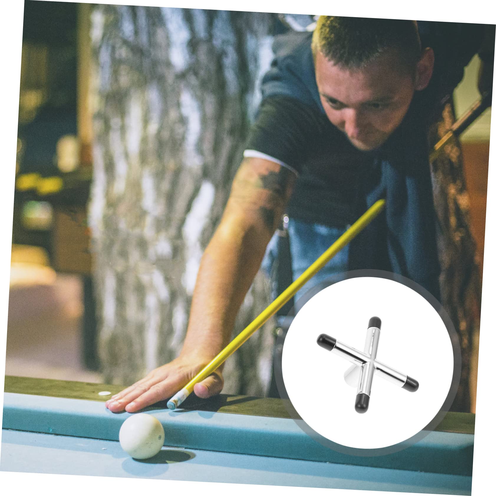 Queue Billard Snooker Accessoire DIKACA Repose Queue Billard Professionnel En Métal - Tête En Croix - Accessoire Stabilité Améliorée Queue Billard Snooker Accessoire DIKACA Repose Queue Billard Professionnel En Métal - Tête En Croix - Accessoire Stabilité Améliorée