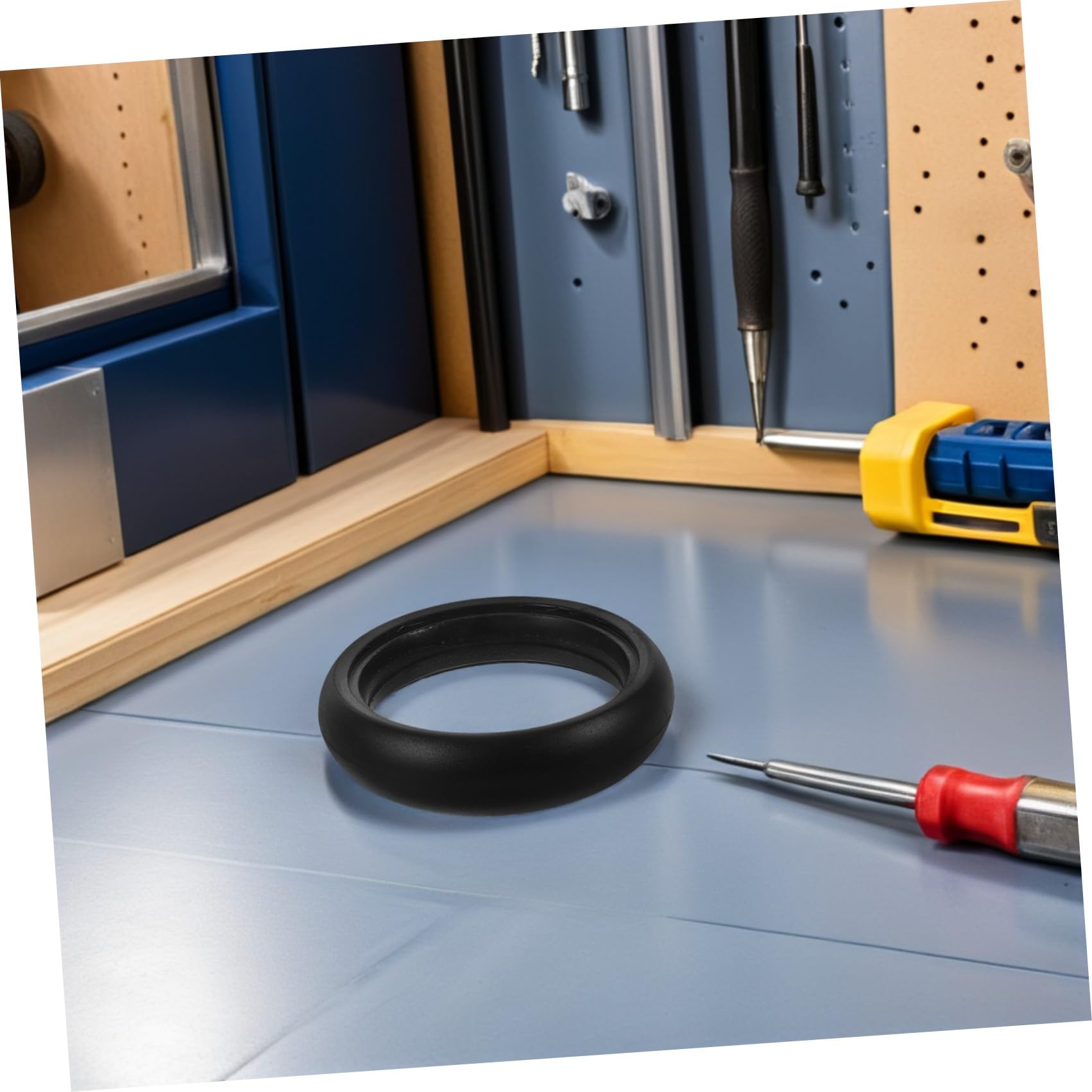 TOYANDONA 4 Pezzi Pneumatico in Gomma Nero per Ruote Passeggino Assorbimento degli Urti e Installazione Rapida, Adatto per Ruote Anteriori e Posteriori Durante Avventure All'aperto