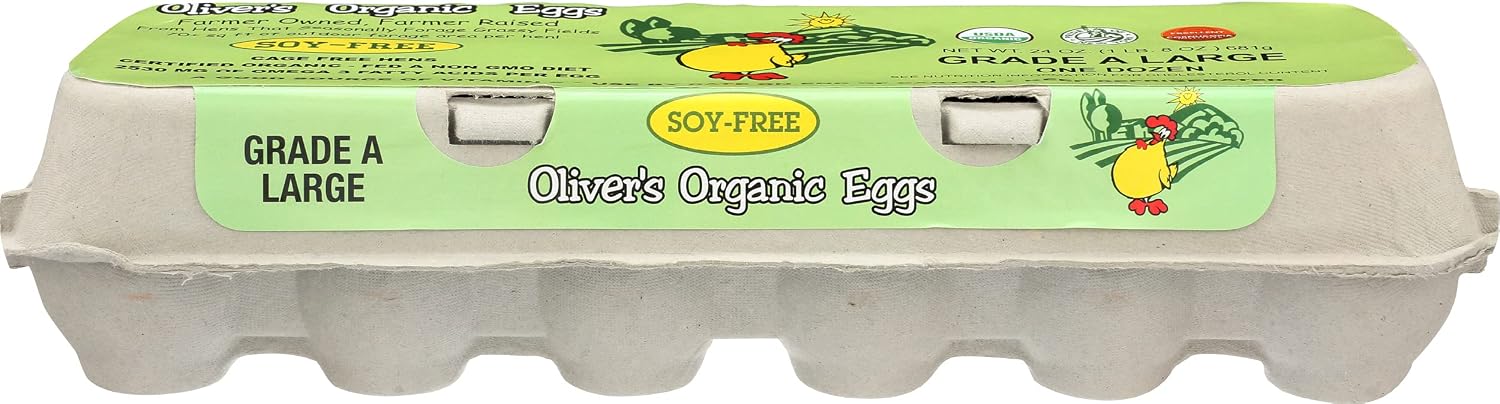 OLIVERS ORGANIC EGGS Organic Large Eggs, 12 CT