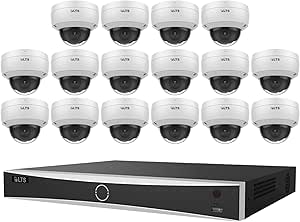 LTS LTN8716D-P16N with 2TB HDD + CMIP7042W-28MA 16-ch PoE 4K NVR w/ 2TB HDD + 4MP Dome IP Camera (16 Cameras) asin的图片