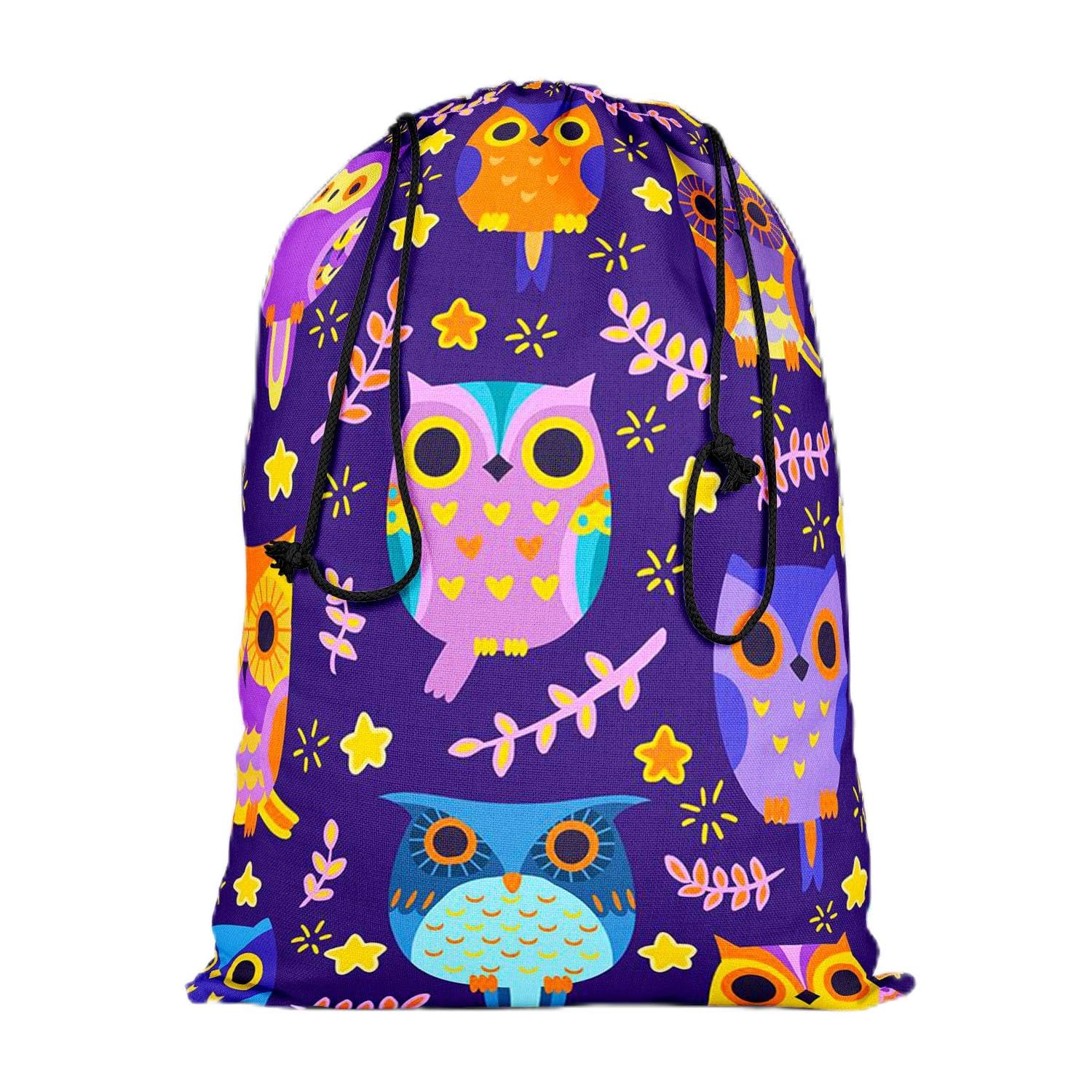 artzfolio Owls | Reusable Sack Bag | Bag for Gym, Storage, Vegetable & Travel-picture-43