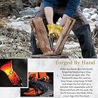 Vista 4 de 1844 Helko Werk Germany Mini spalter tradicional, hecho en Alemania, hacha dividida compacta, hacha de división de madera pequeña, cabeza de 2-1/2