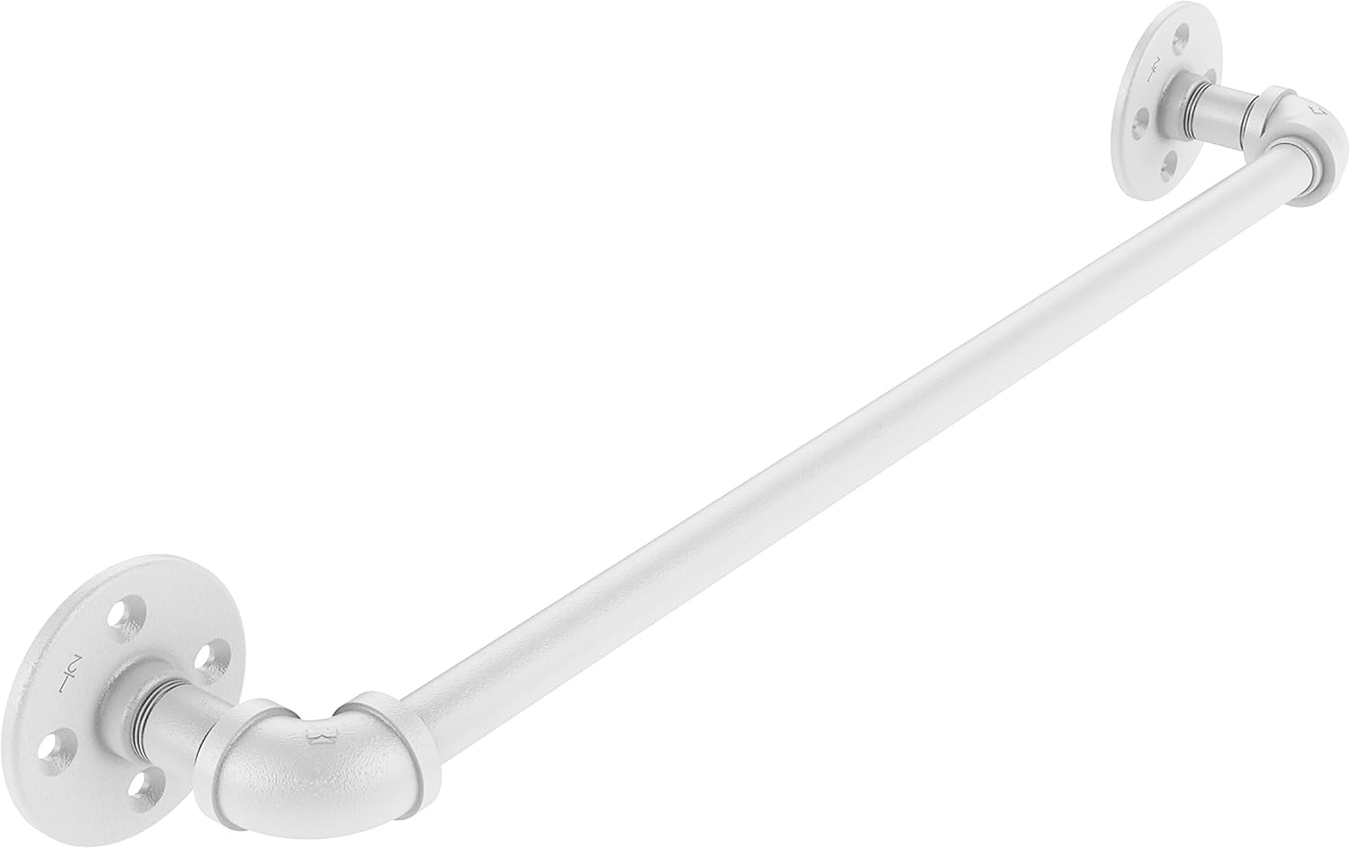Allied Brass P-200-24-TB Pipeline Collection 24 Inch Towel Bar, Matte White