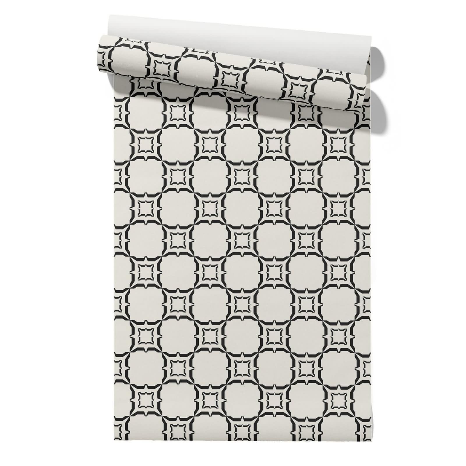 Cevan Style 1 3D Wallpaper Murals For Living Room Modern Heat Resistant Covering Geometric Textures Modern Fashion 45X500cm