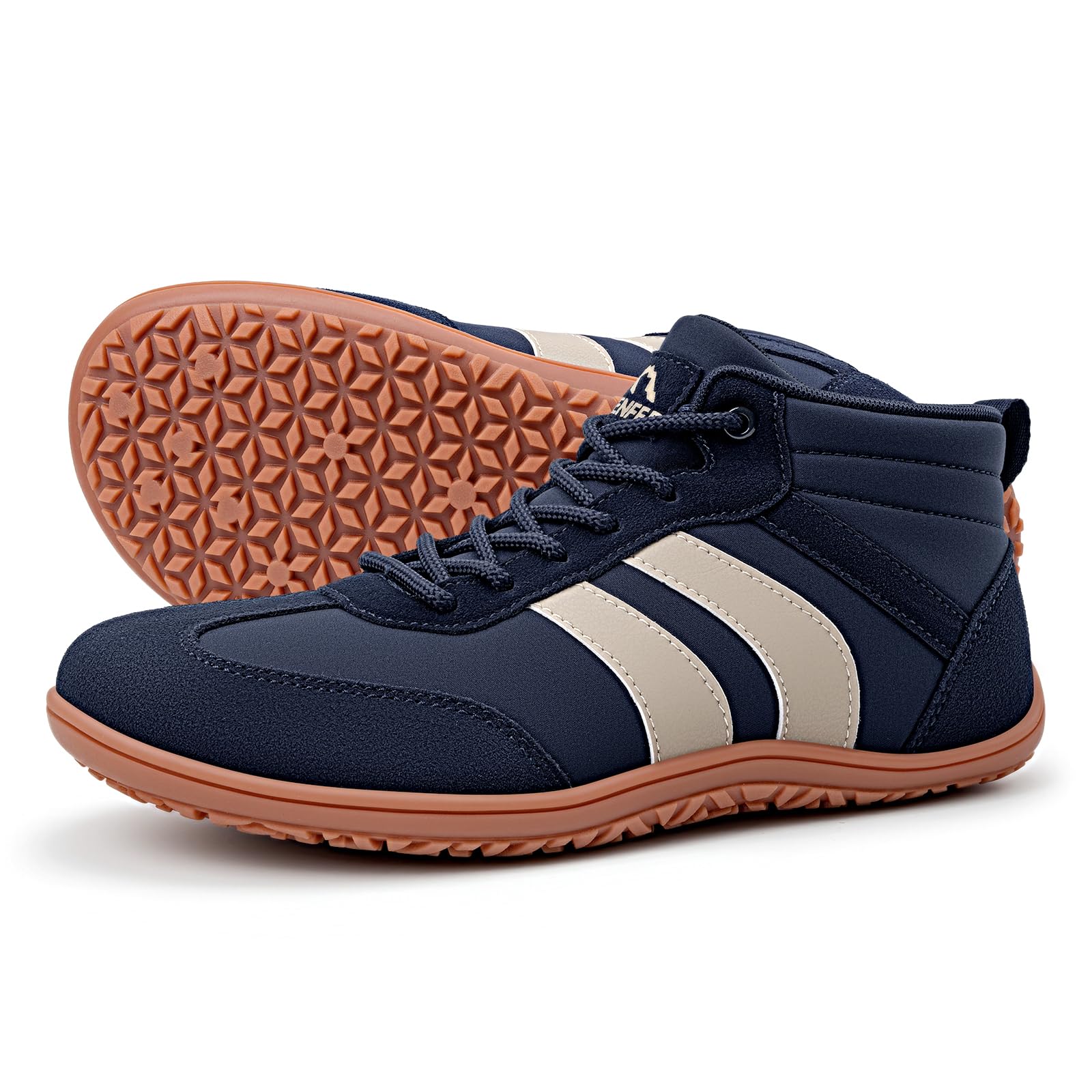 Sosenfer Unisex Weit Barfußschuhe Minimalistische Barfuss Schuhe Herren Damen Outdoor Hausschuhe Slip on Sneaker