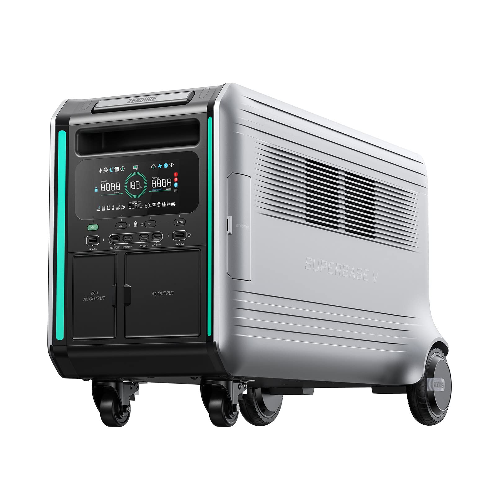 Amazon.co.jp: ZENDURE SuperBase V 4600 ポータブル電源 4608Wh