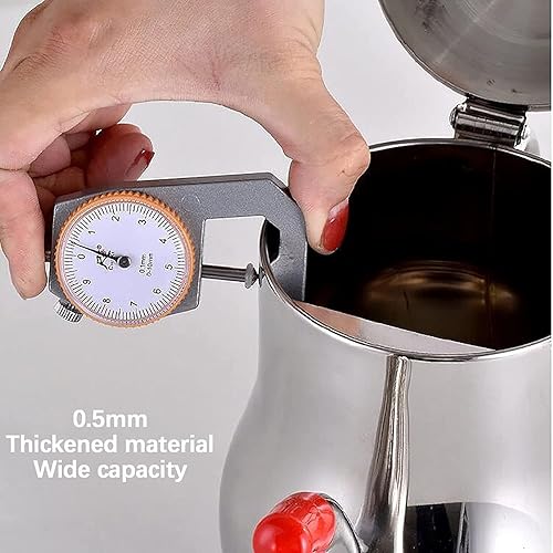 Miniatura 7 de Olla de filtro de aceite de acero inoxidable, recipiente de grasa de cocina de 243248 onzas, recipiente de grasa de tocino con tapa de filtro de