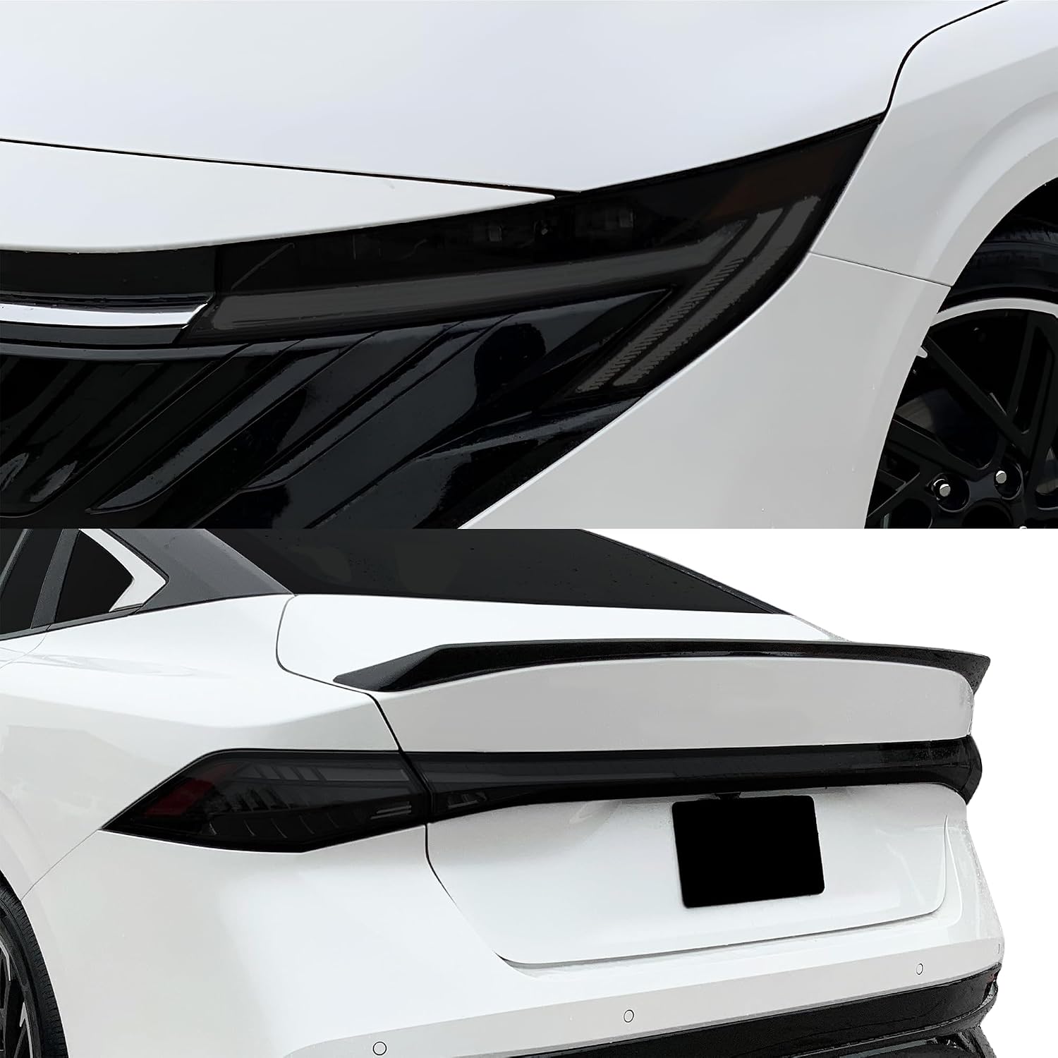BOGAR TECH DESIGNS Full Headlight Taillight Tint Kit Compatible with Nissan Sentra 2026+, Dark Smoke