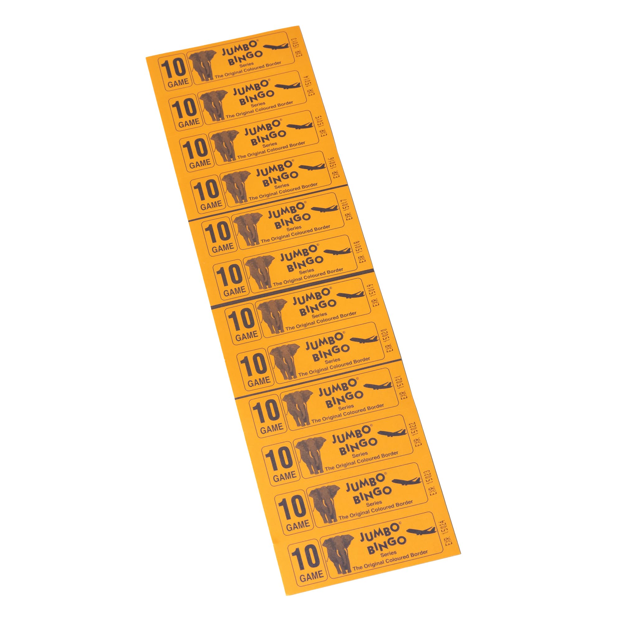 1500 10 PAGE GAME BINGO JUMBO BRANDED TICKETS 12 TO VIEW BOOKS