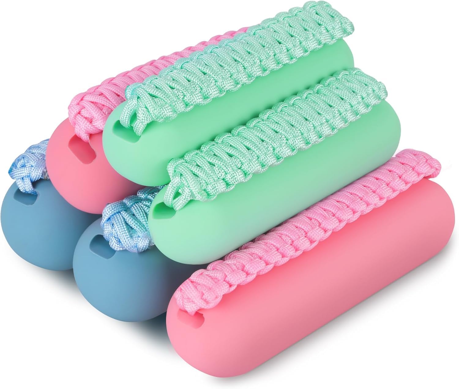 BOOSTEADY Hand Weights Set for Women Men, Soft Dumbbells of 3 Pairs (1lb, 2lbs or 3lbs), Walking Weight with Hand Strap for Aerobics, Jogging, Running