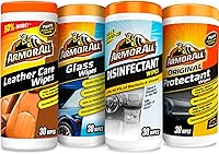 Vista 1 de Armor All Kit de toallitas de limpieza para interiores del automóvil, desinfecta, protege y limpia el interior del automóvil, incluye toallitas