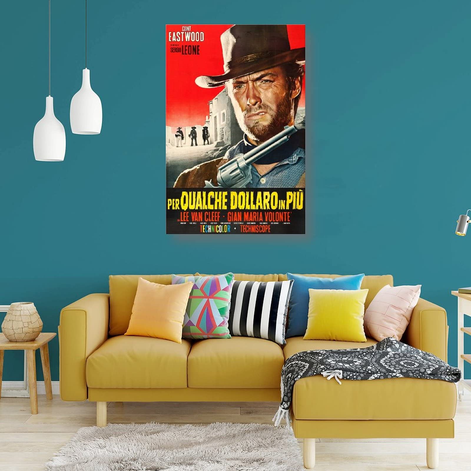 クリント・イーストウッド ポスター ボード パネル フレーム 75x50cm
