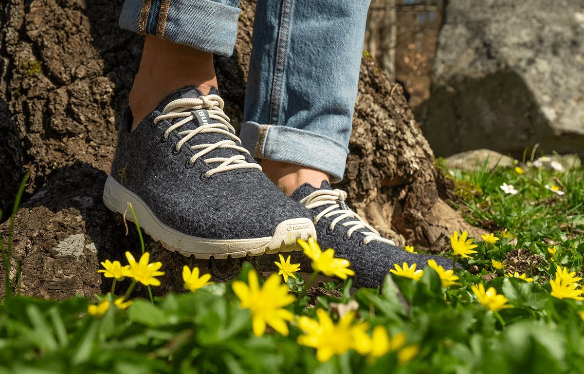 Icebug Womens EIDE Wool RB9X Walking Shoe with Traction Sole