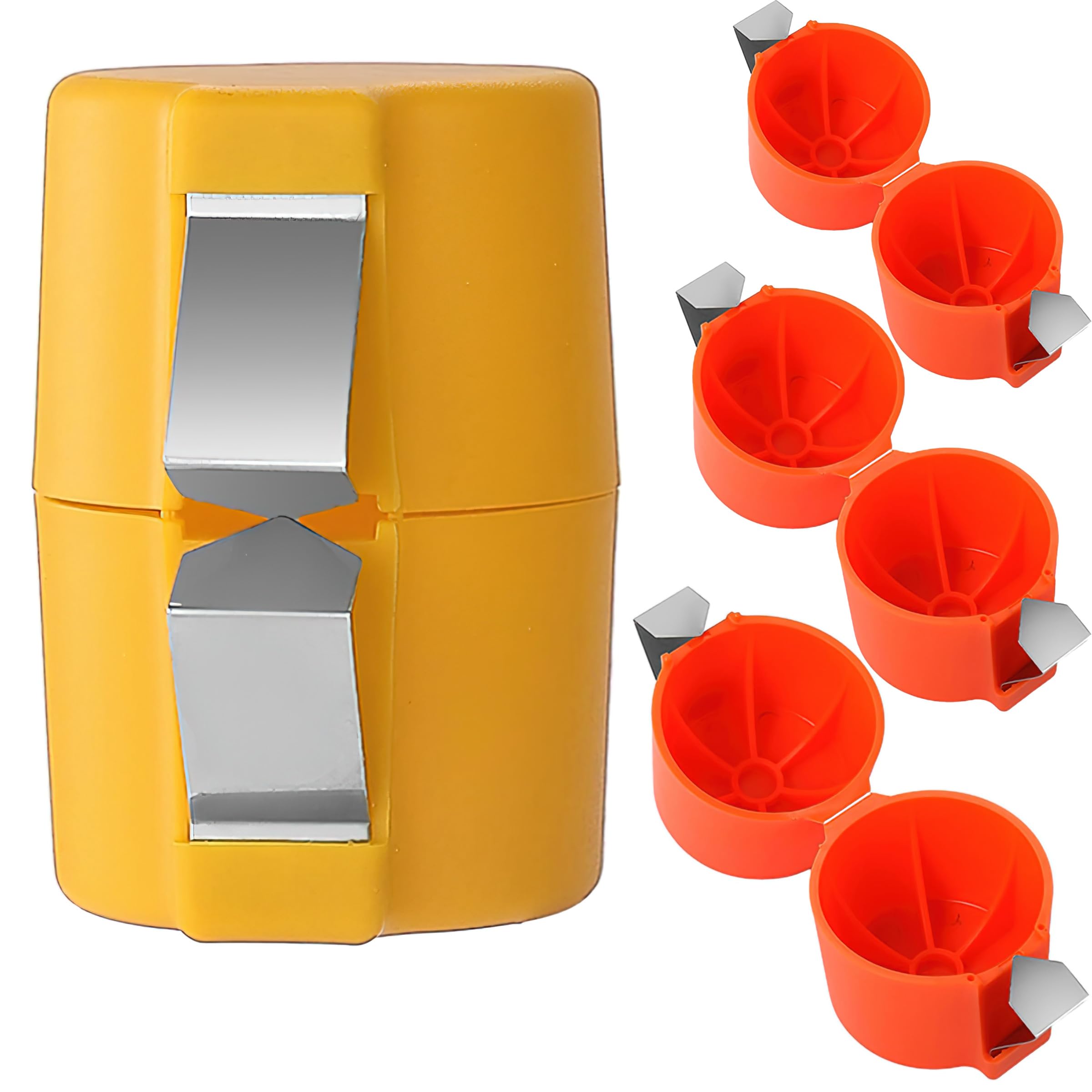 Egg Shell Opener, 2025 New Egg Cracker Tool for Raw Eggs, Handheld Eggs Breaker Multifunctional Egg Cutter Egg Cracker(3Pcs)