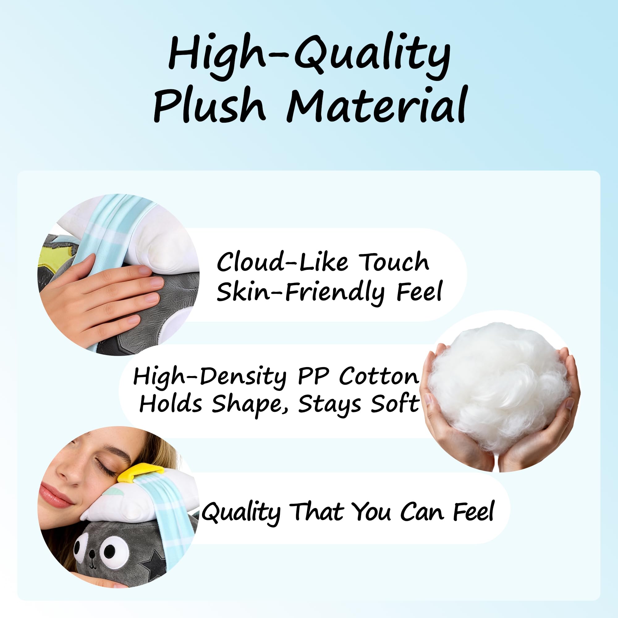 Dandy's World Plush, Dandy's World Plushies Pebble with a Pillow, Cute Plush Toy Gift for Fans Collection, Soft Stuffed Animal Doll for Bedroom Decor, Birthday Present - 3