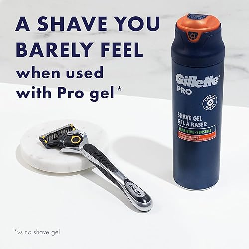 Miniatura 7 de Gillette ProGlide Shield - Maquinillas de afeitar de edición prémium para hombres 1 maquinilla de afeitar Gillette 8 repuestos de hoja de afeitar