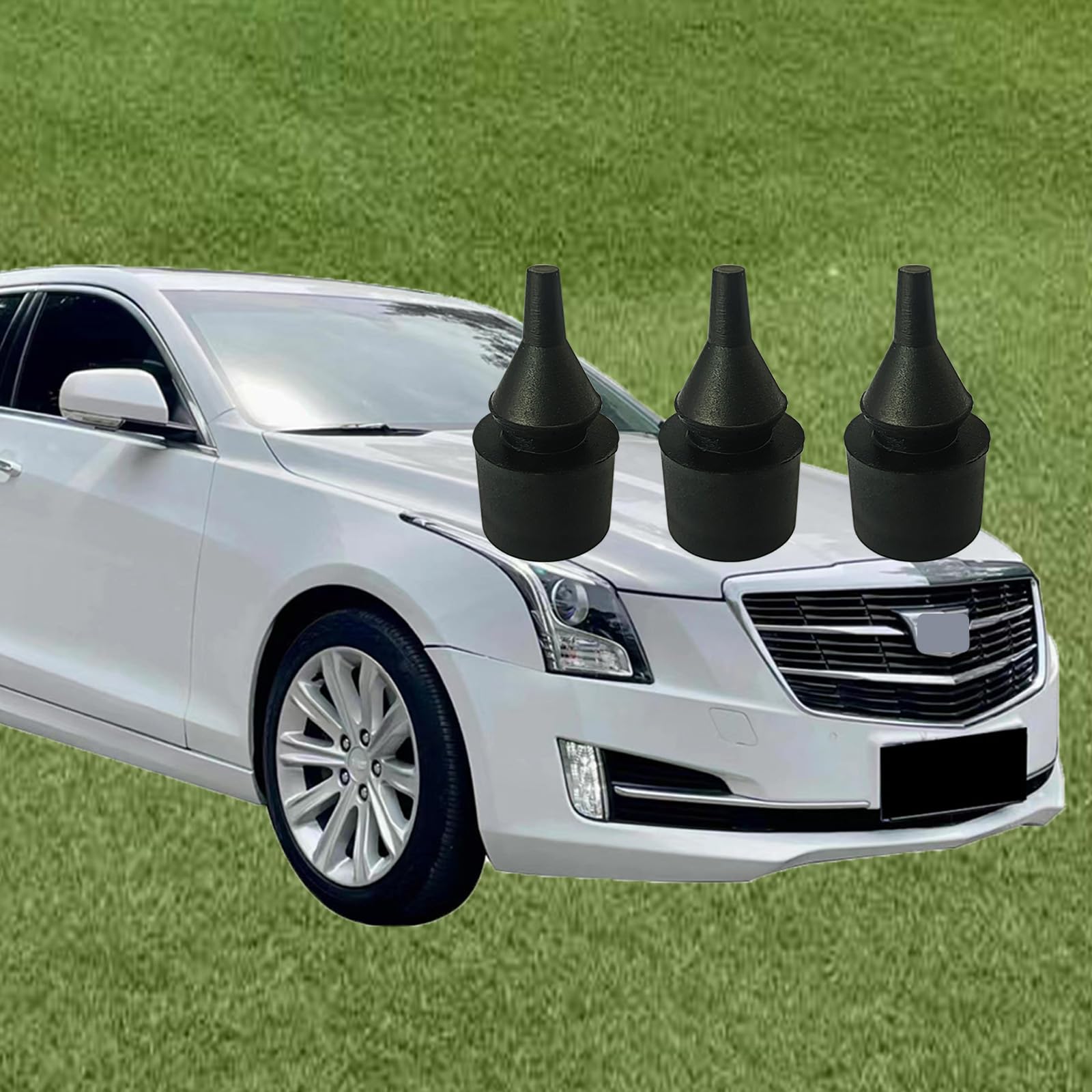 Fuel Gas Lid Cap Filler Door Rubber Stopper Bumpers Compatible with Cadillac Escalade Chevrolet Silverado Colorado Suburban Tahoe S10 1500 2500 3500 GMC Sierra Yukon XL 15768697 6Pack