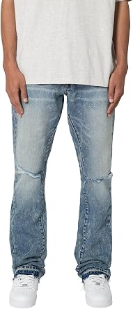 mnml Mens Mnml Mens B615 Knee Hole Flare Denim