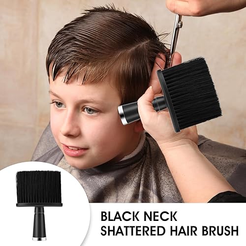 Miniatura 6 de 2 cepillos para cortar el pelo, negro, 5.9 x 3.9 x 1 pulgada, eliminación de pelo sin esfuerzo, fácil limpieza de recortadora, unisex, usuarios