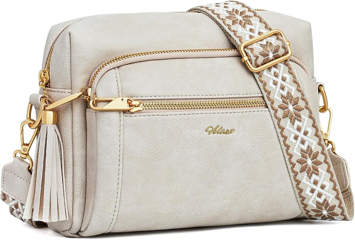 Vegan Leather Crossbody Bags for Women Anti theft Purses and Handbag