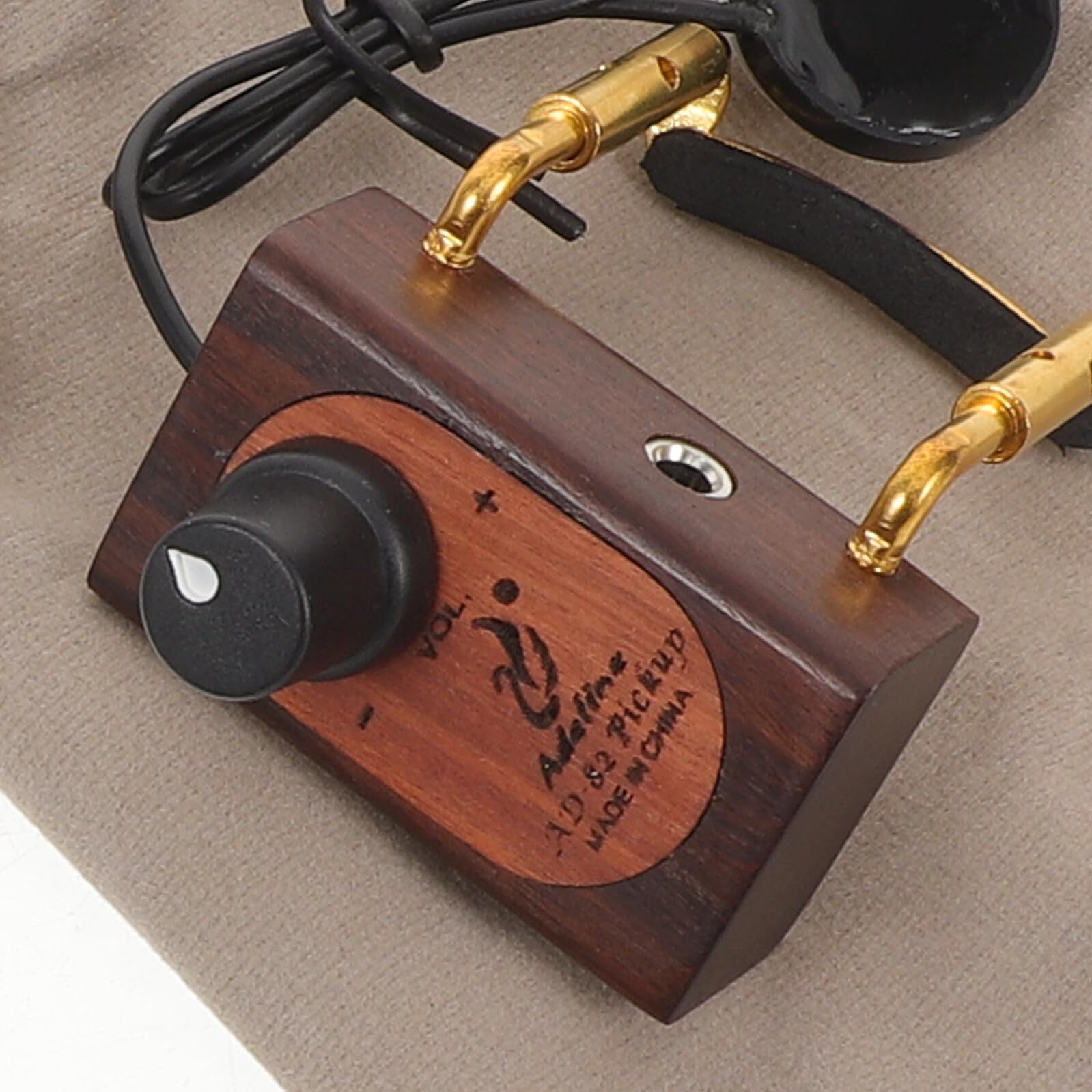 MAGICLULU Tonabnehmer für Violine und Banjo aus Metall mit Bohrlosem Design Tragbarer Klangverstärker für Outdoor Konzerte und Musikunterricht