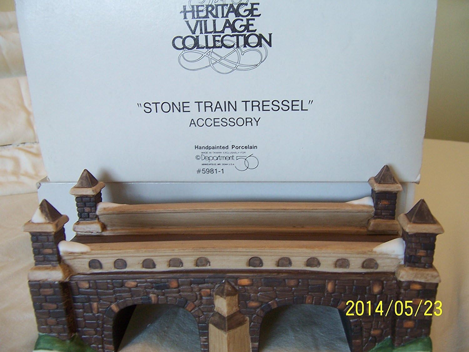 Department 56 Heritage Village Collection Stone Train Tressel 59811