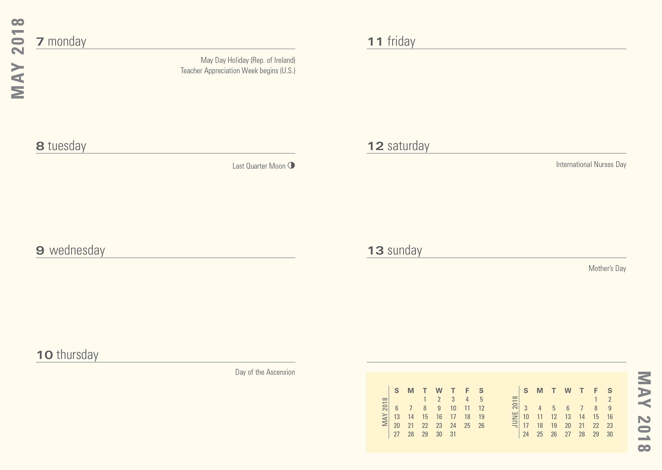 2017-2018 Shoes Weekly Planner (16-Month Diary, academic), Multi - Image 3