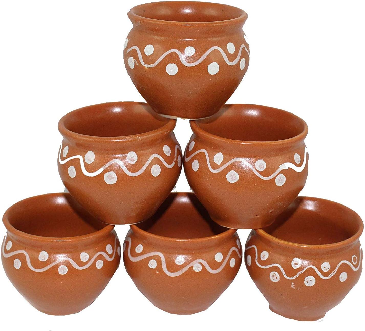 Creativegifts Kulhar Kulhad Cups Traditional Indian Chai