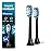 Philips Sonicare C3 Two-in-One - Genuine Replacement Electric Toothbrush Heads, Black, 2 Pack, HX9042/95