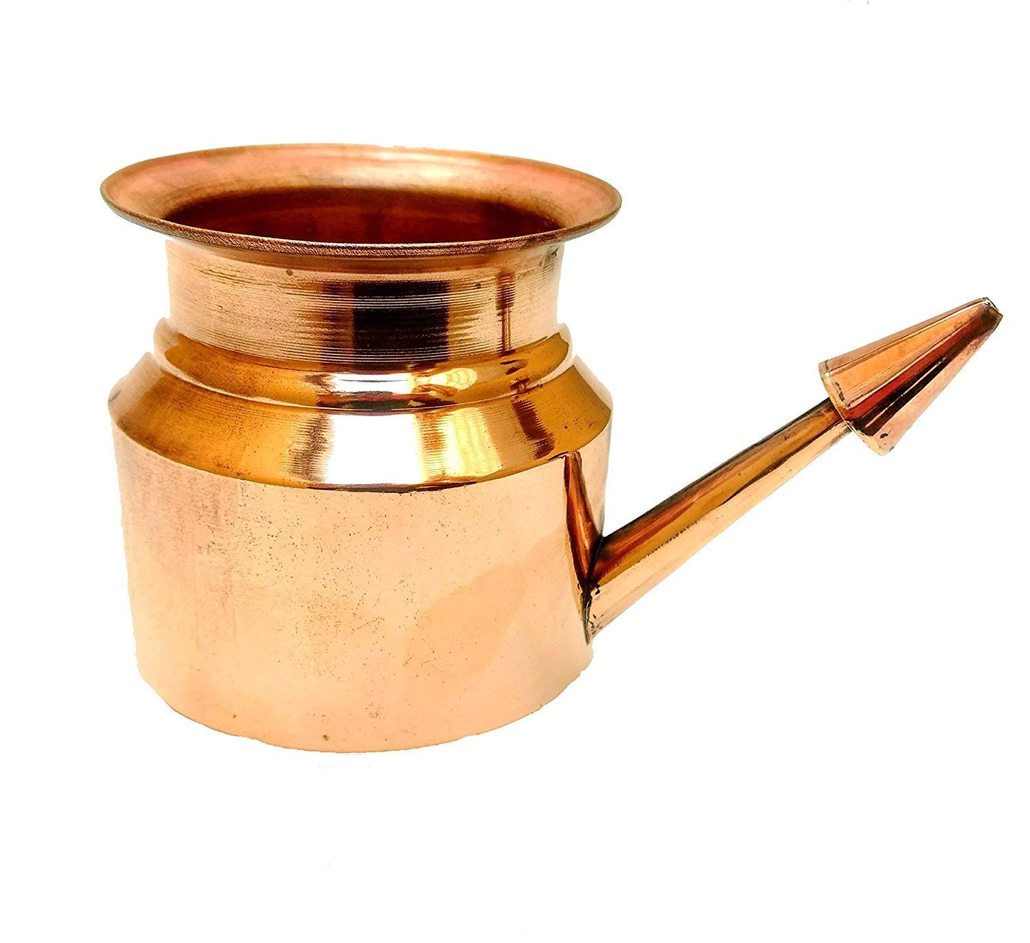 PrimeSurgicals Sudh Copper Jal Neti Pot with 50 Jal Neti Salt Sachets
