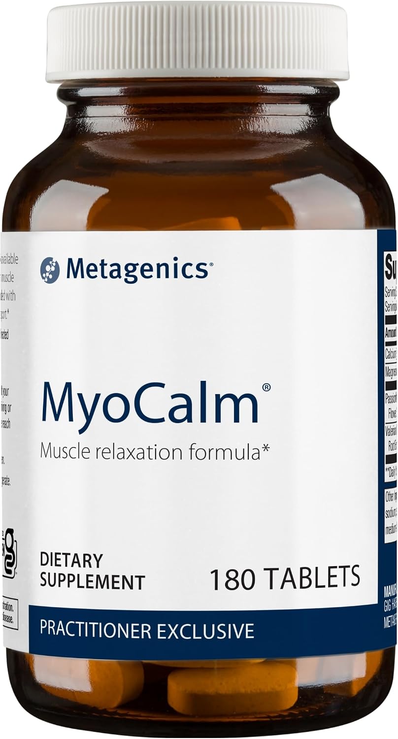 Metagenics, MyoCalm, fórmula de relajación muscular, 180 tabletas ...