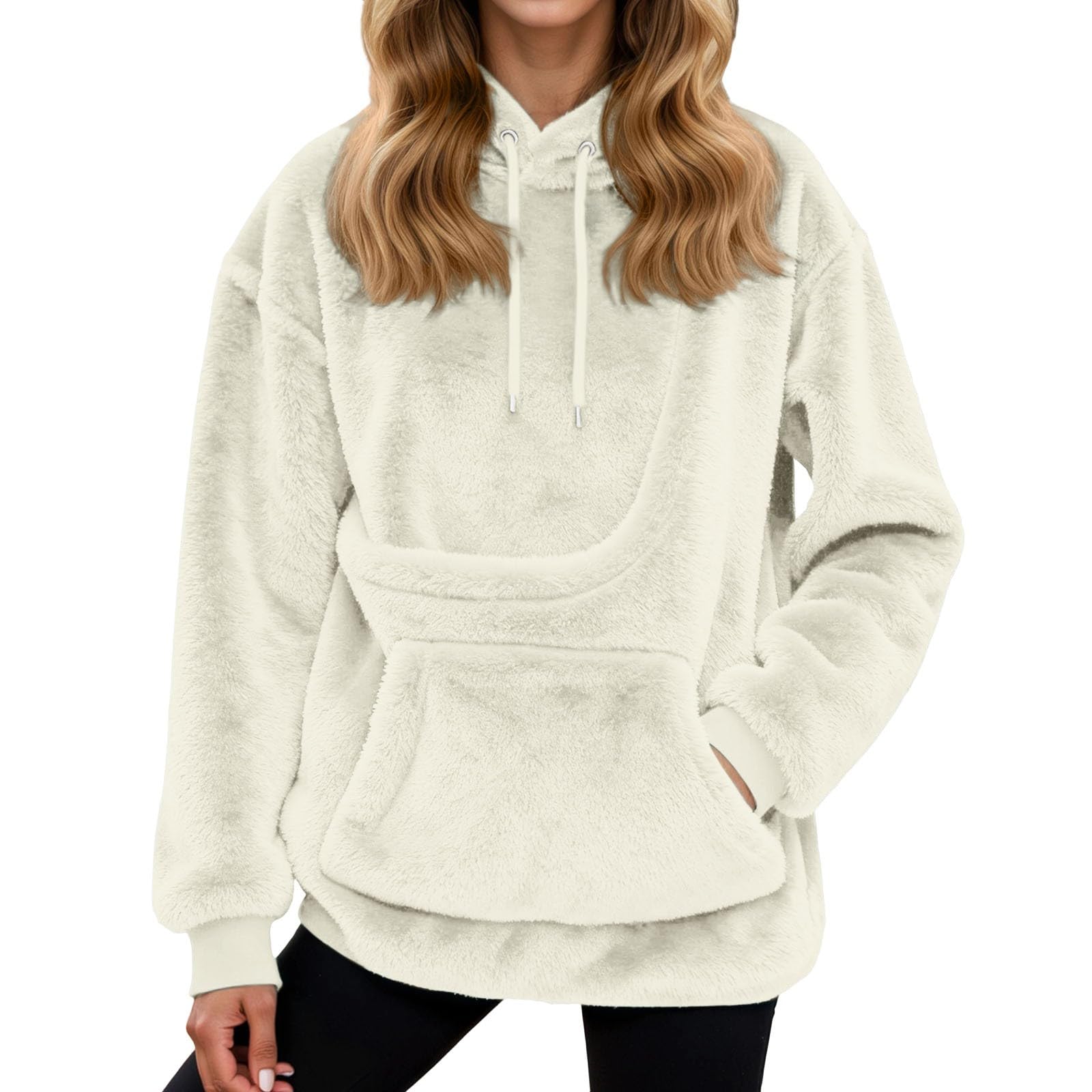 Oversized Hoodie with Dog Pouch – Soft Pet Carrier Sweatshirt for Puppy — image 1