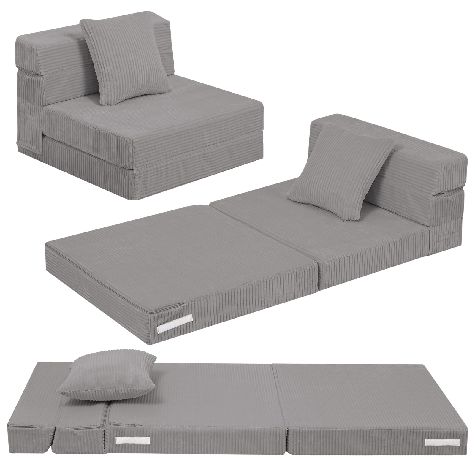 Chaise en velours côtelé pour tout-petits idéale en salle de jeux